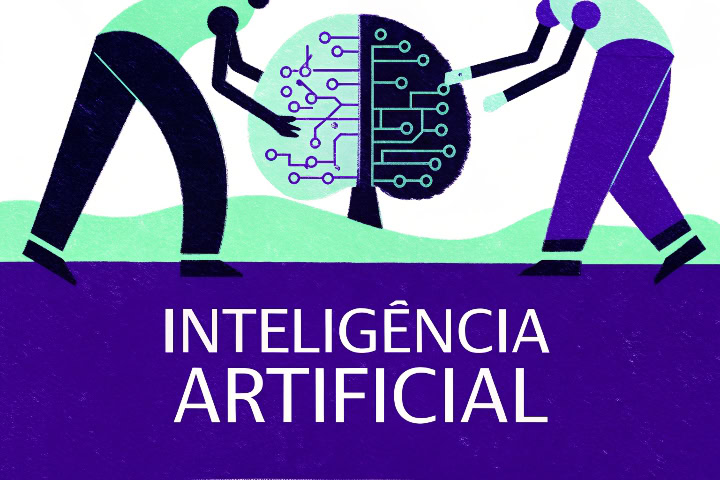 Ilustração para simbolizar Inteligência Artificial para Compliance.